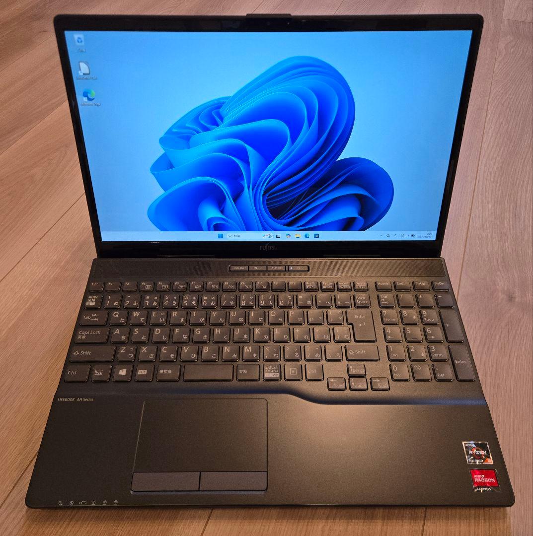 【ほぼ未使用】富士通 FMV LIFEBOOK AH43/F1B Ryzen搭載
