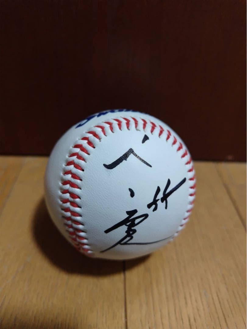 村上宗隆 東京ヤクルトスワローズ 球団ロゴ入り直筆サインボール (証拠写真付き)