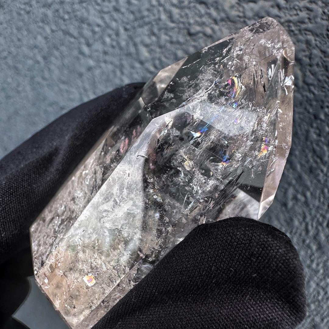 【貫入水晶】【ファントム】アゼツライト☆超強いパワー虹入り☆ヒマラヤA1195
