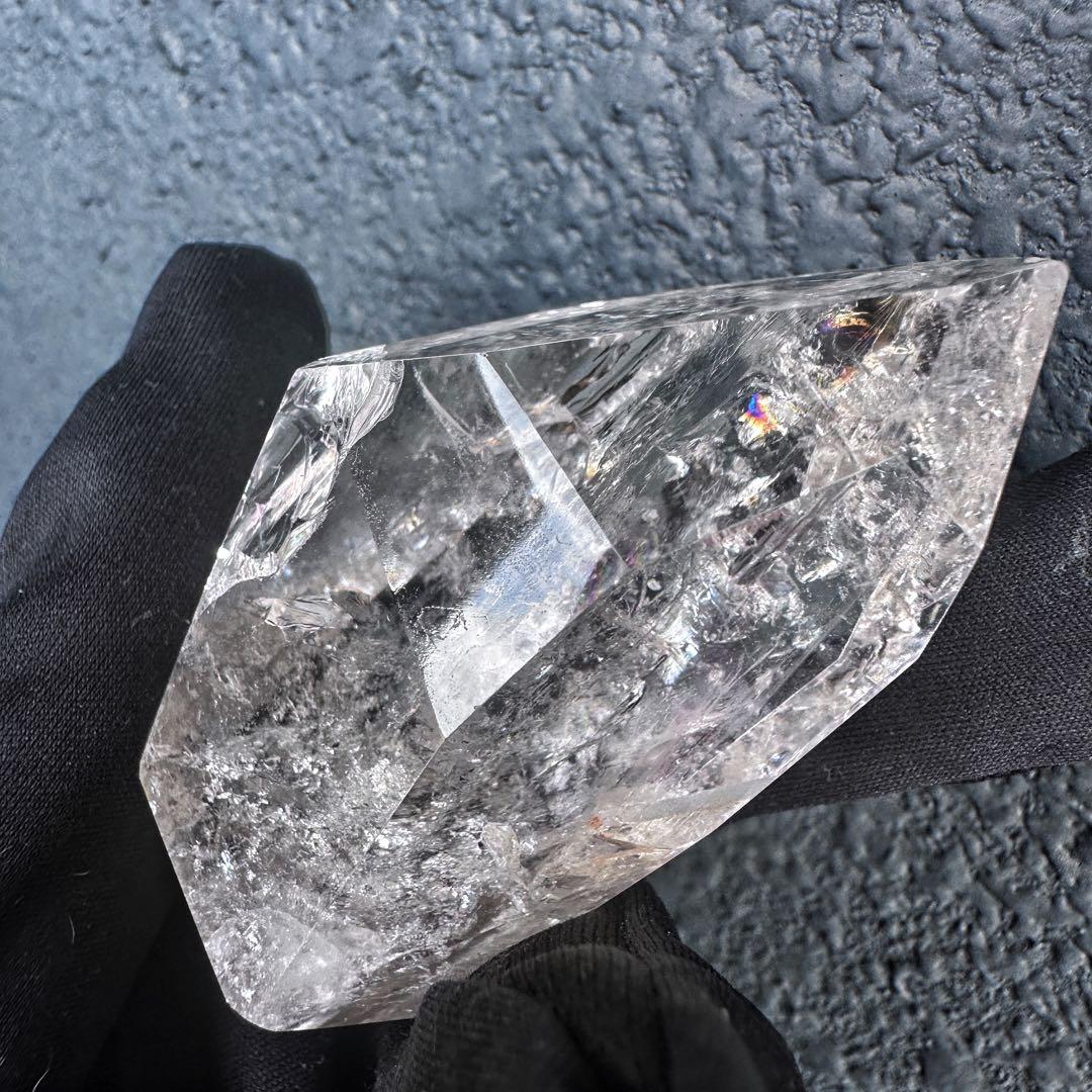 【貫入水晶】【ファントム】アゼツライト☆超強いパワー虹入り☆ヒマラヤA1195