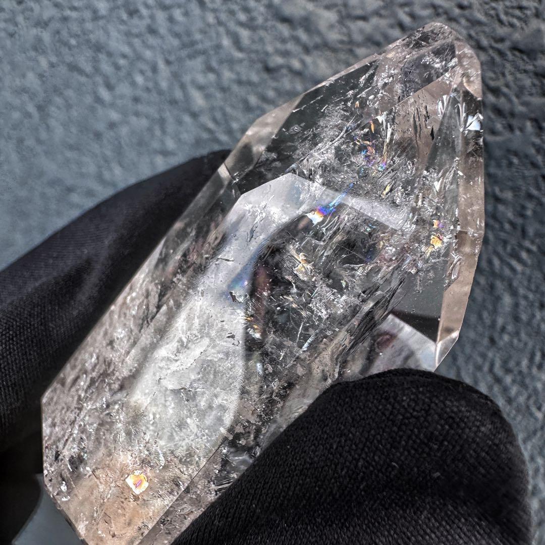 【貫入水晶】【ファントム】アゼツライト☆超強いパワー虹入り☆ヒマラヤA1195