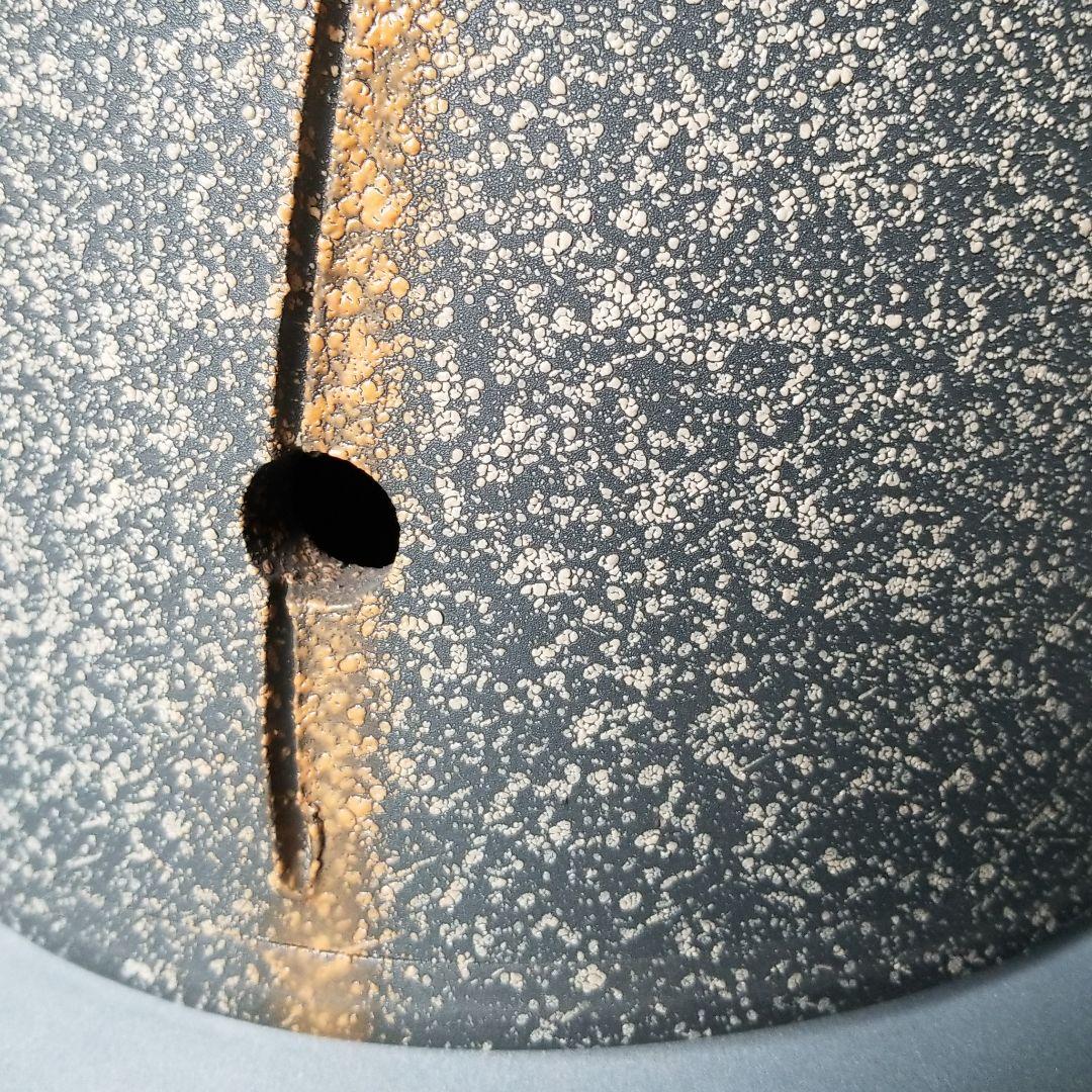 信楽焼傘立て  朱ちらし 高さ４６cm