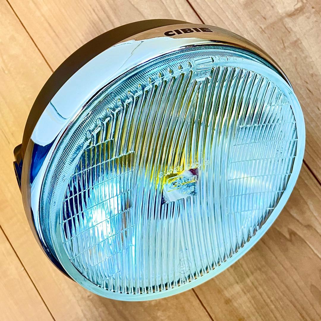 HHY！　当時物 シビエ 凹み ヘッドライト CIBIE