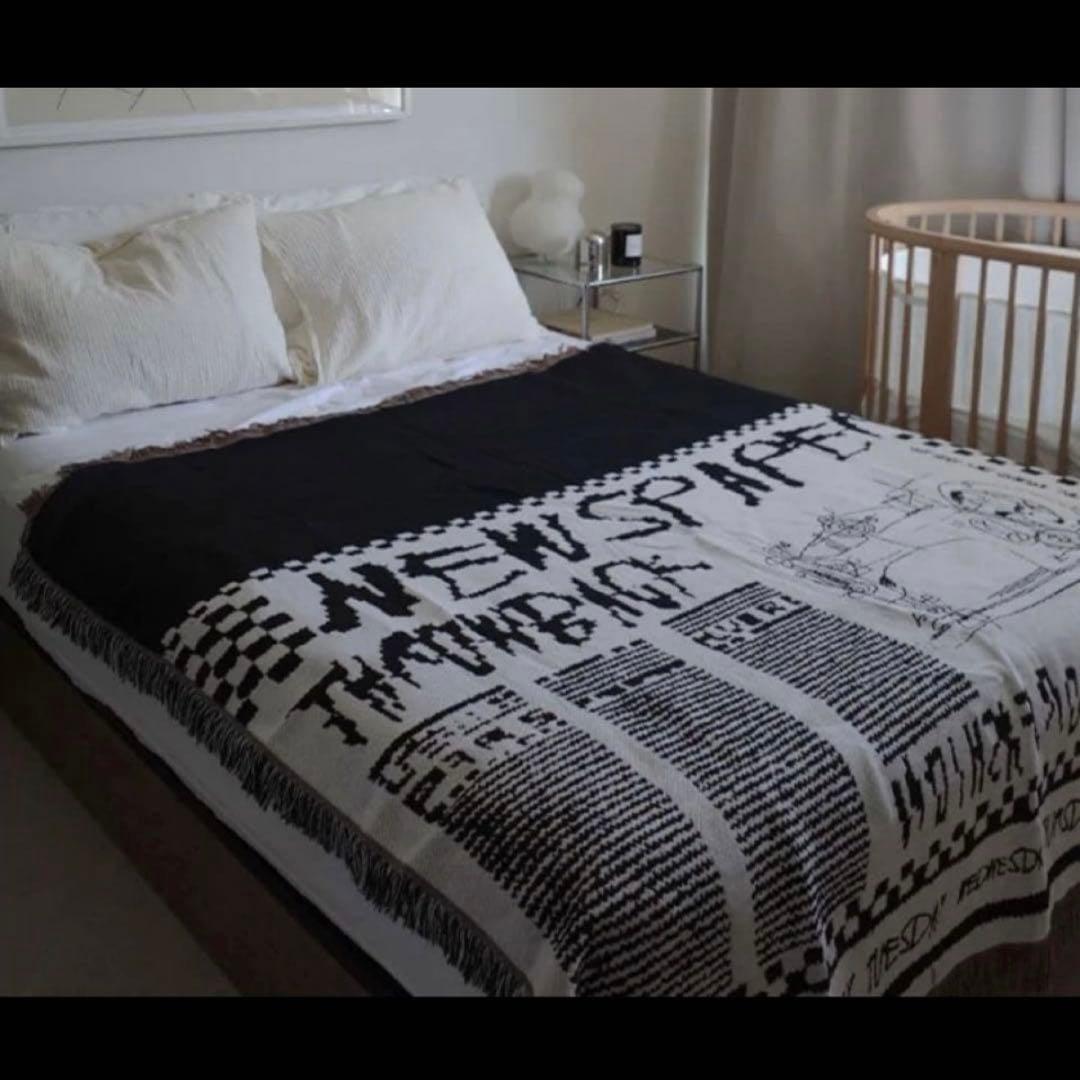 Ameri アメリヴィンテージ ノベルティ マルチブランケット