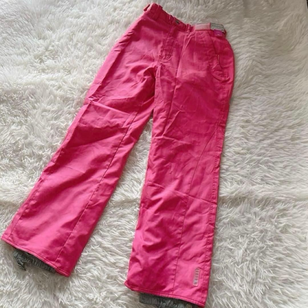 arg FILA 黒ピンク スキーウェア スノボーウェア上下セット Mレディース