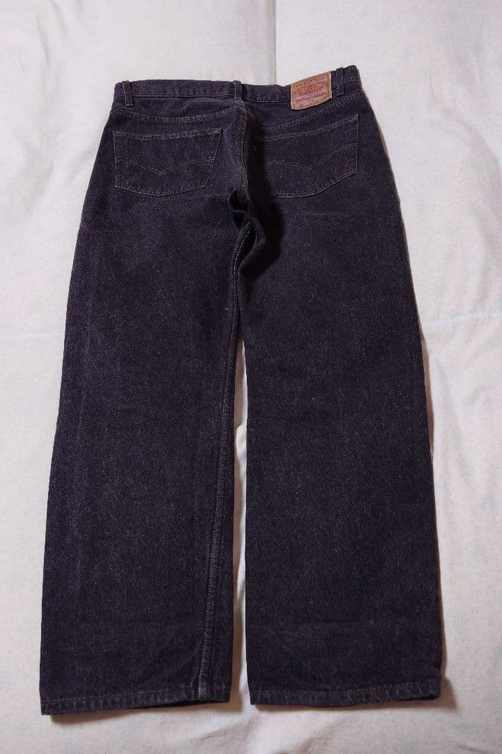 W38L30　極美品　USA製　リーバイス　 501 0658 先染め　ブラック