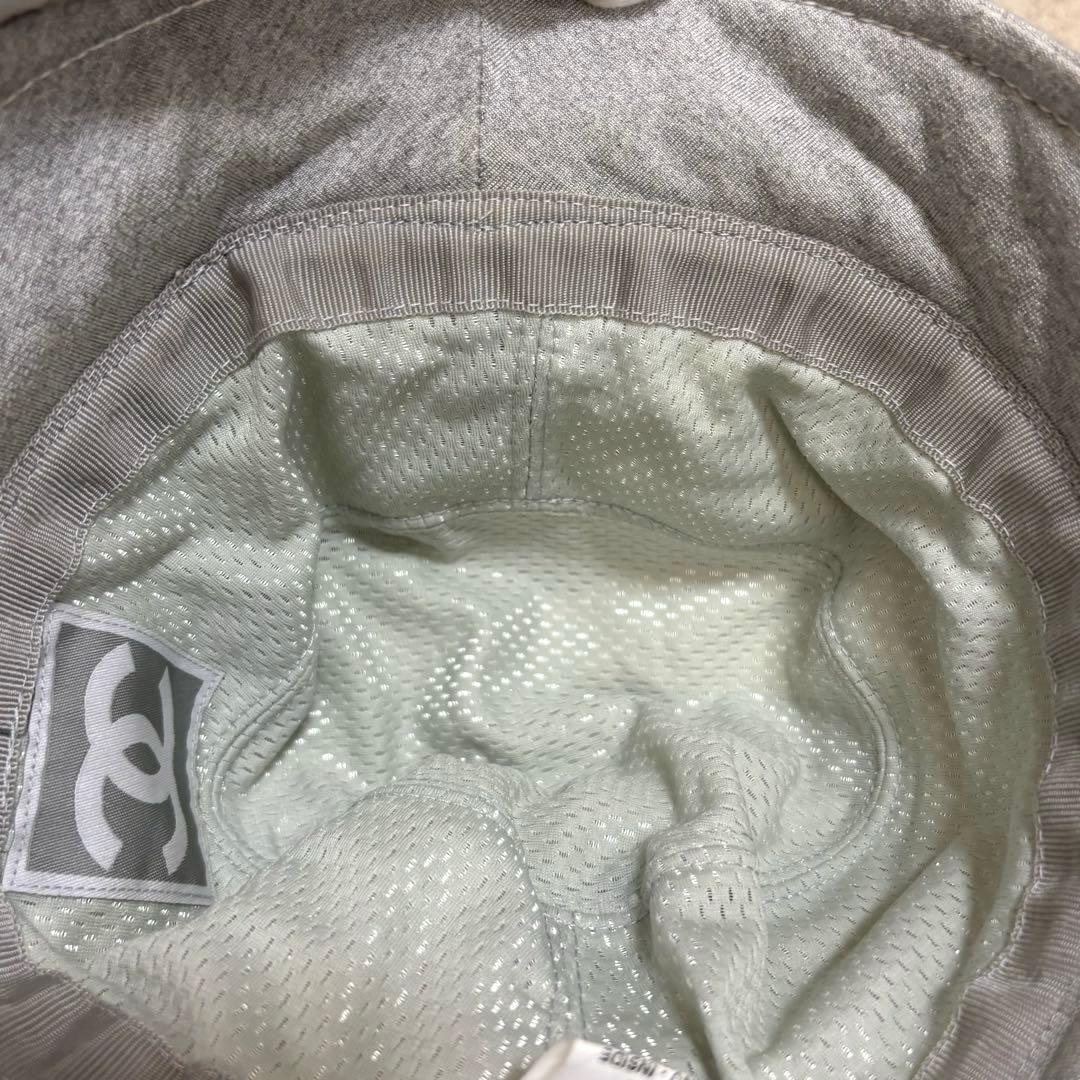 シャネル　スポーツライン　バケットハット　ココマーク　グレー　S size