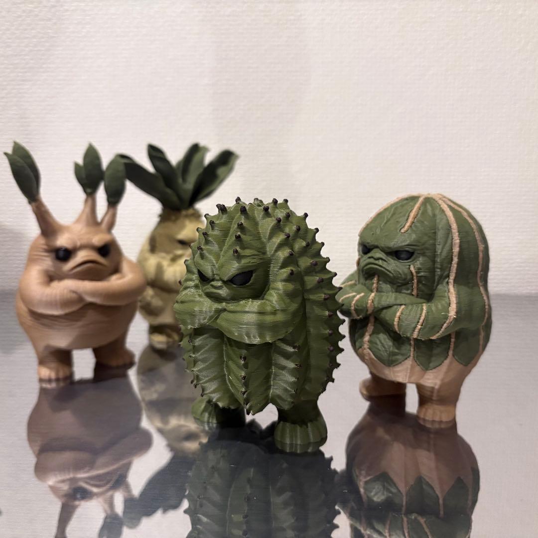 多肉植物・塊根植物フィギュア XS サイズ 7体セット