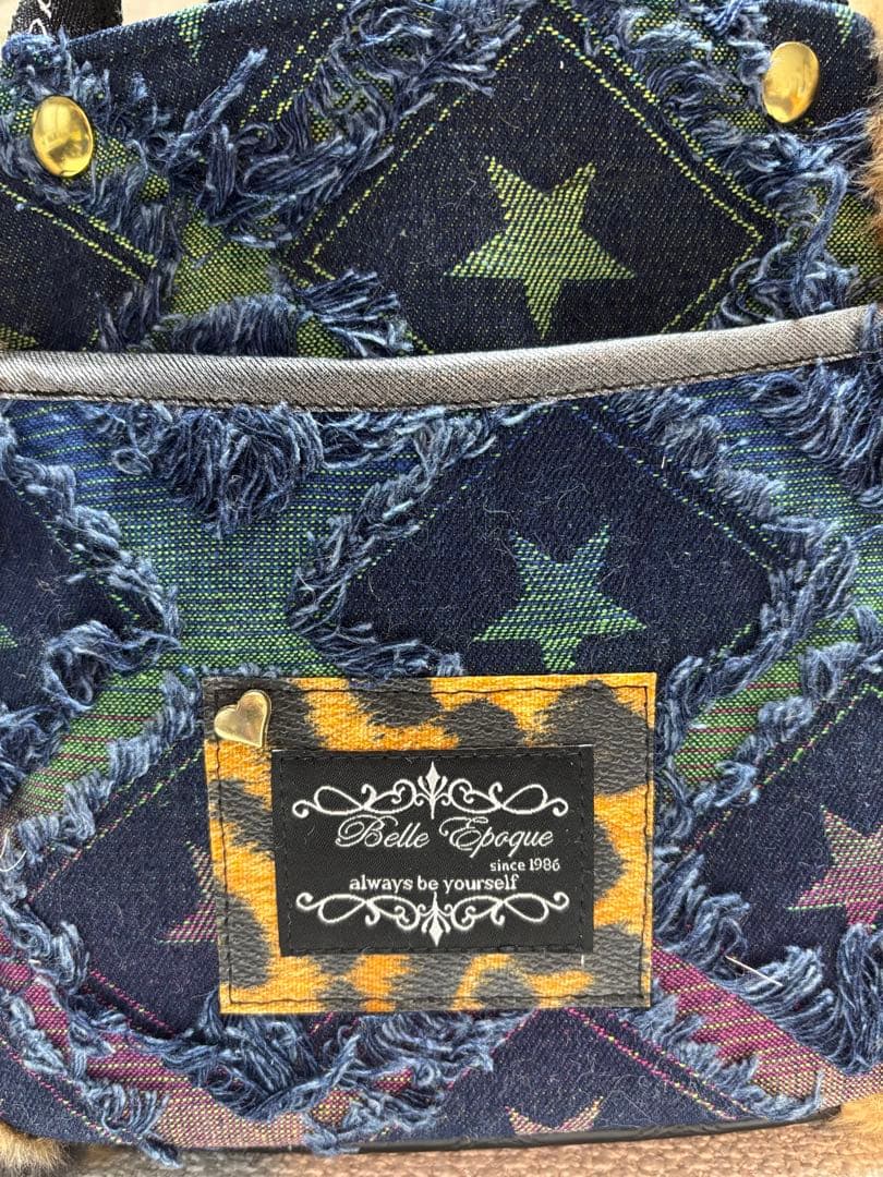 あ*き様 コヤンイサムチョン　ハンドメイド　ミニファートートバッグ　ヒョウ柄ファ