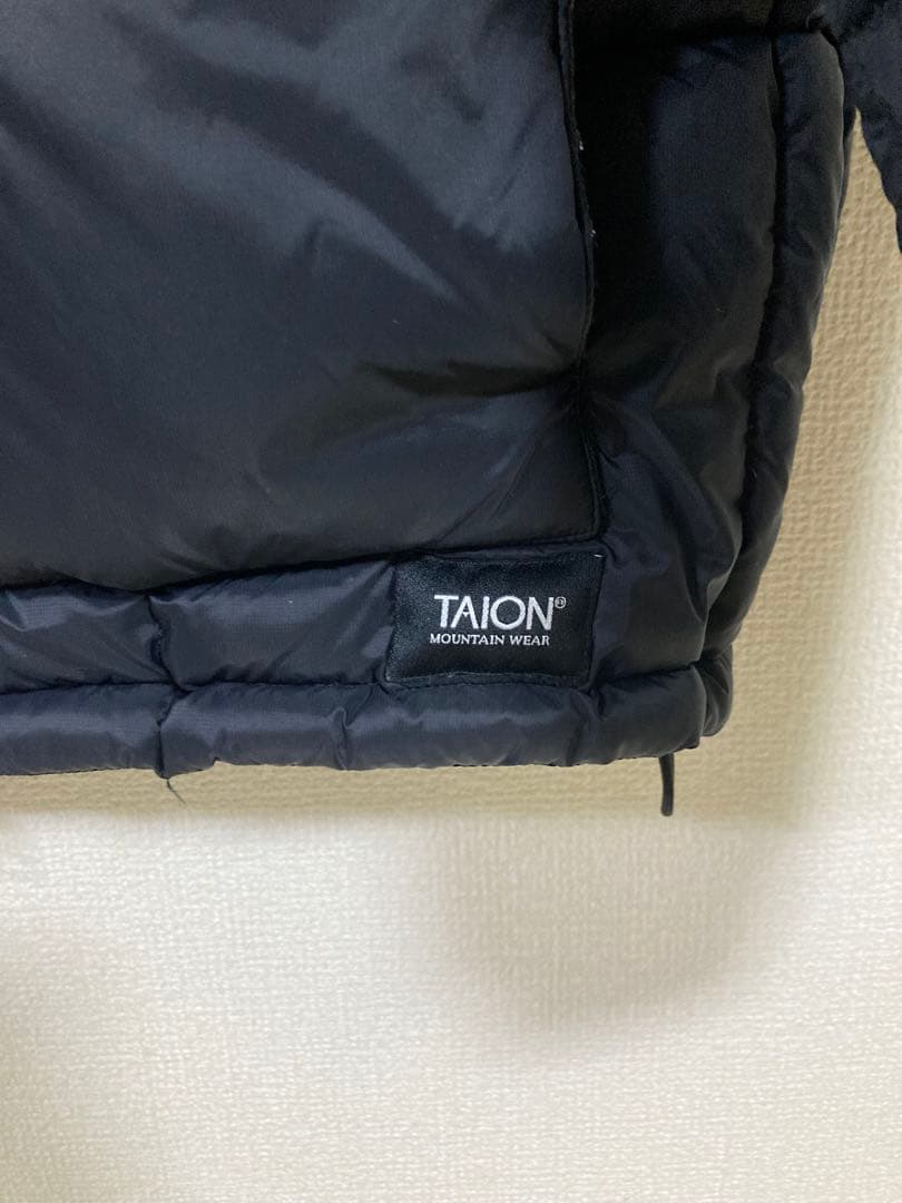 TAION 800FP ダウンジャケット ブラック L