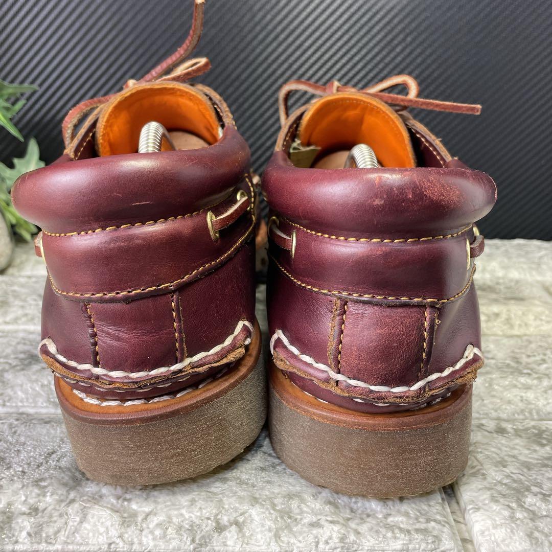 定番✨ ティンバーランド スリーアイ デッキシューズ バーガンディ 27.0