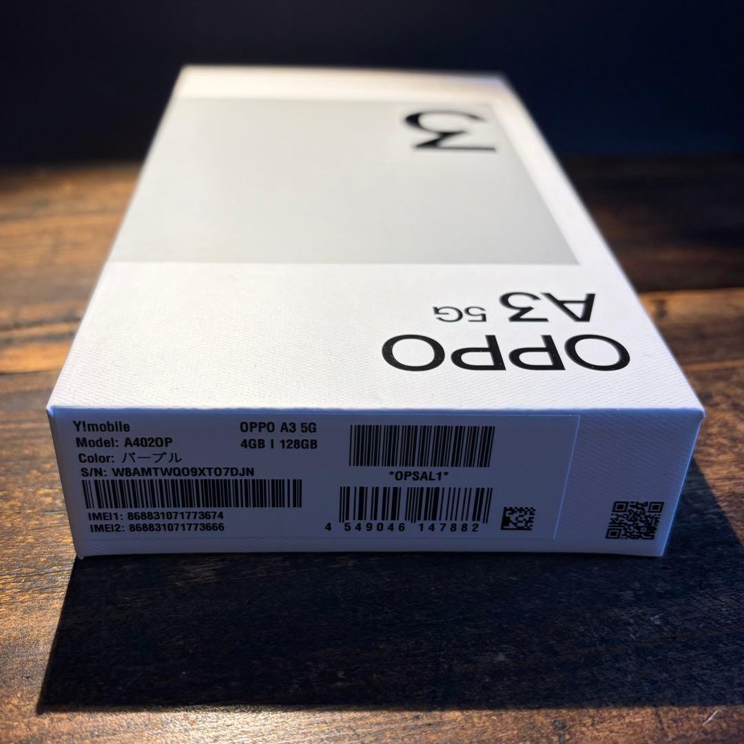 OPPO A3 5G スマートフォン本体