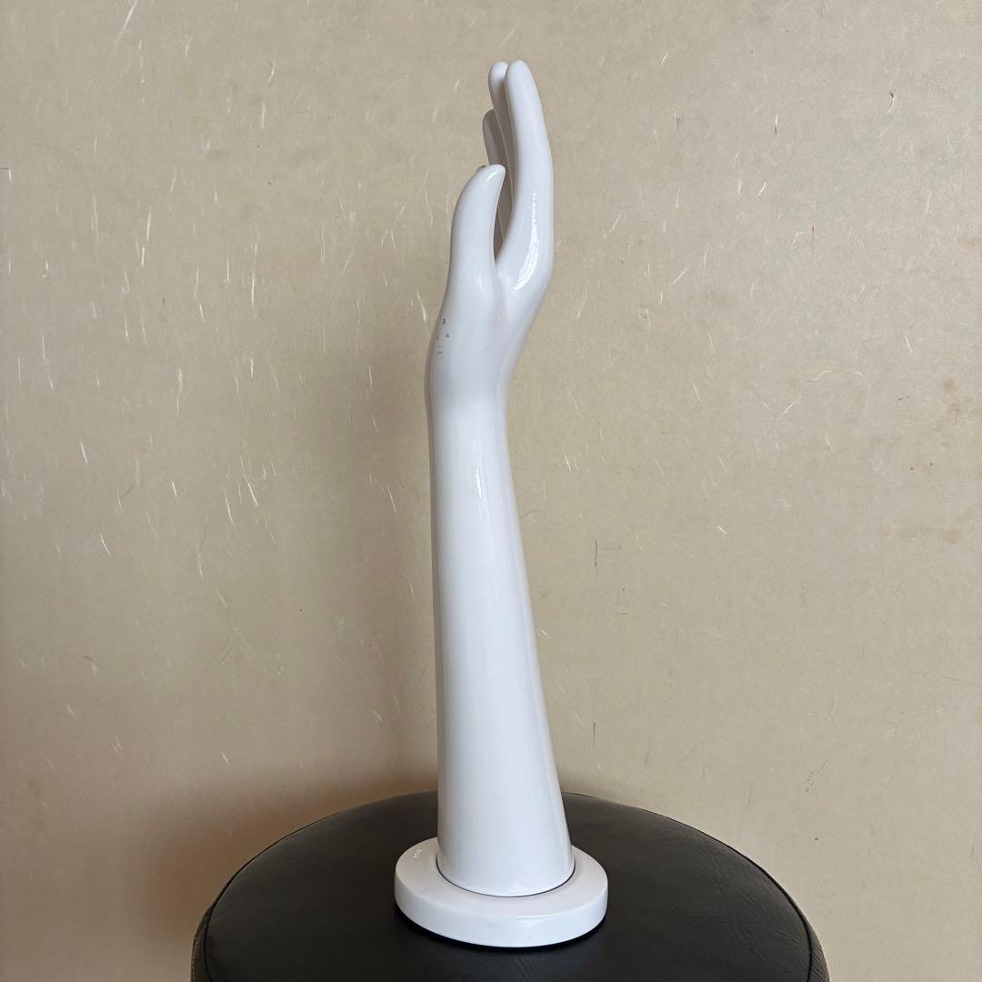 なみさま ハンドディスプレイトルソ ホワイト 手マネキン １２本まとめ売り