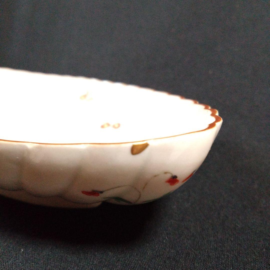 古伊万里柿右衛門様式草花文長皿