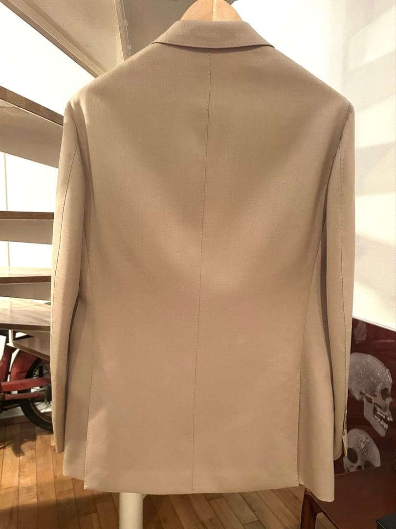 ベージュ BEAMS F ネオクラシック テーラードJKT