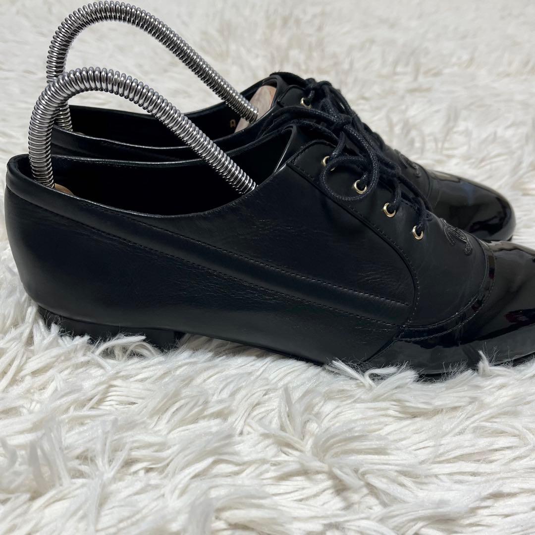 極美品　CHANEL ローファー　シューズ　ココマーク　23.5