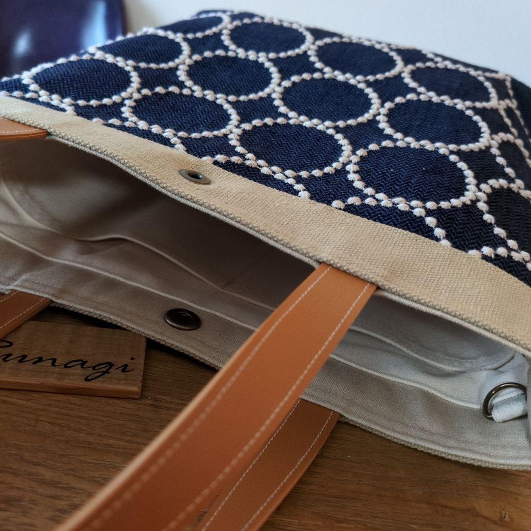 シンプル ハンドバッグ＊ミナペルホネン タンバリン