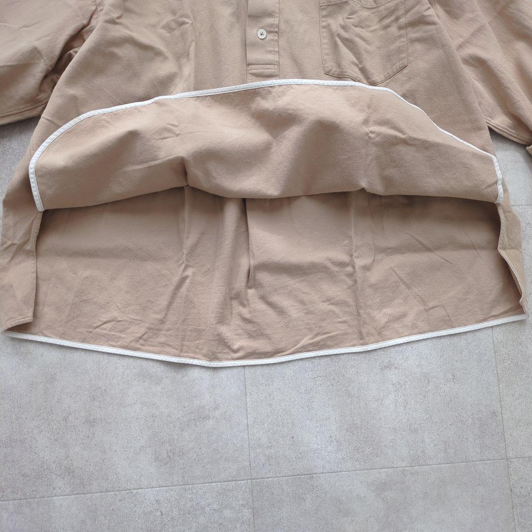 美品✨ TICCA ティッカ スクエアビッグシャツ プルオーバー 綿 ベージュ