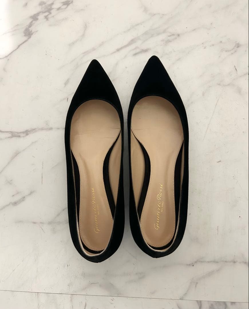 Gianvito Rossi フラットシューズ　黒　パンプス