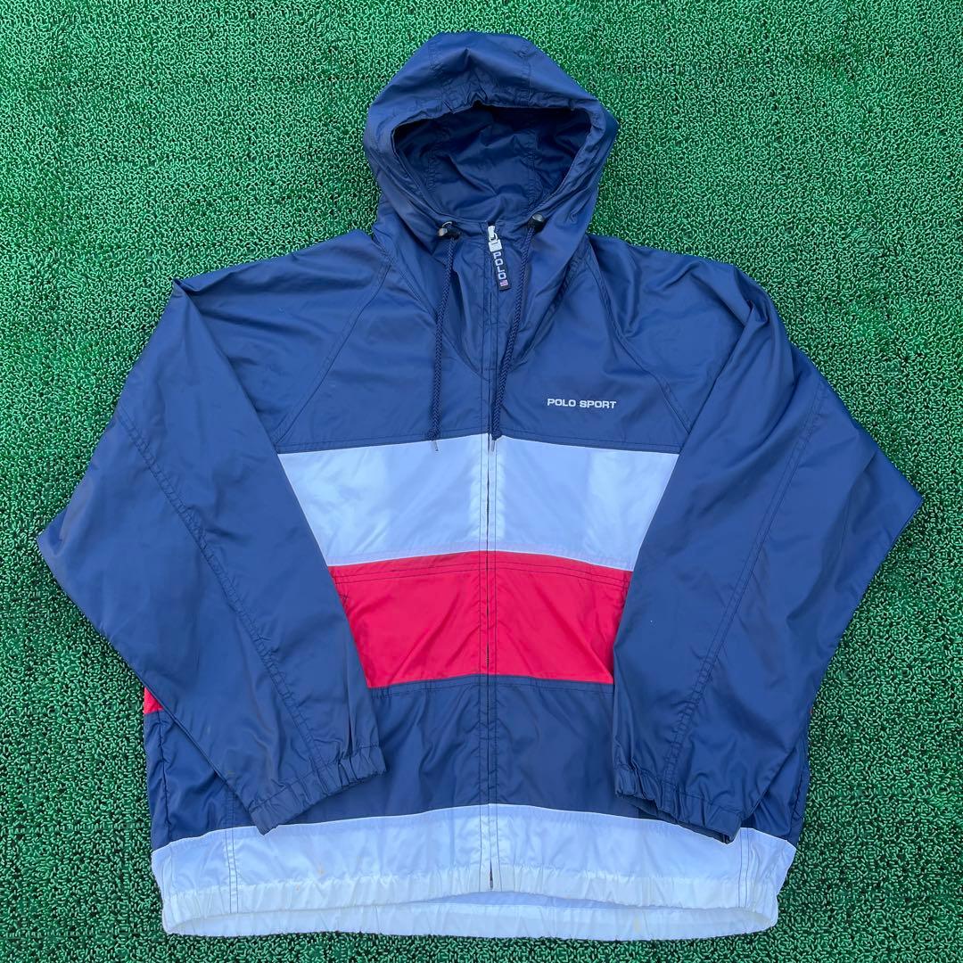 90s Vintage Polo Sport ナイロンジャケット