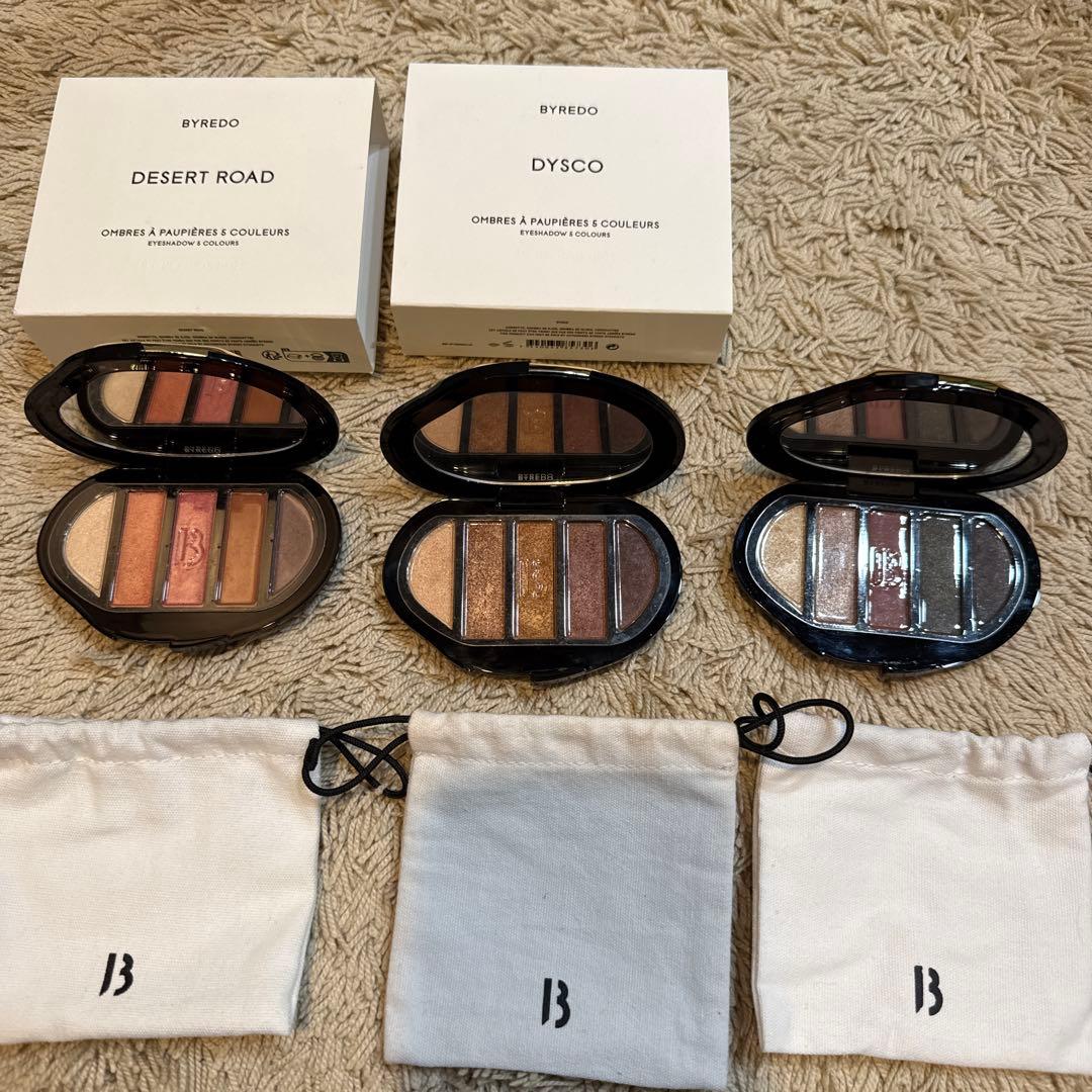 BYREDO アイシャドウパレット デザート　ロード　ディスコ　コーポレート