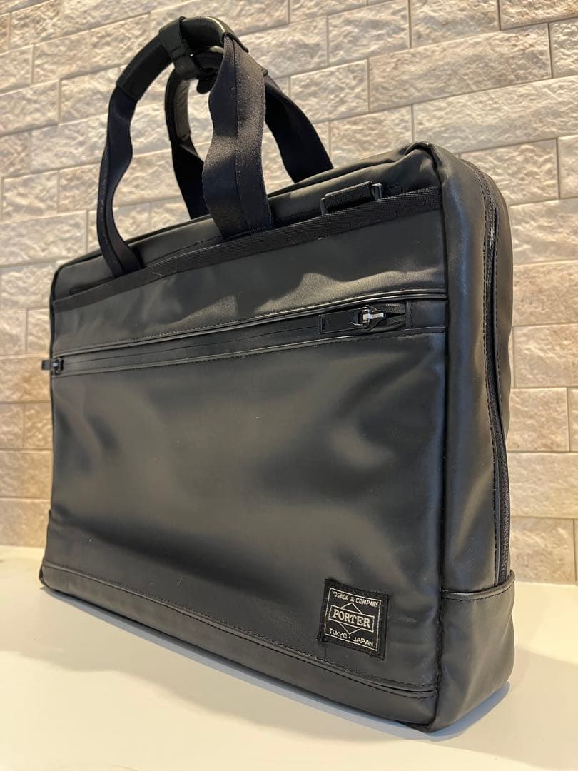 美品★PORTER　ポーター　2way ブリーフケース　コーデュラナイロン