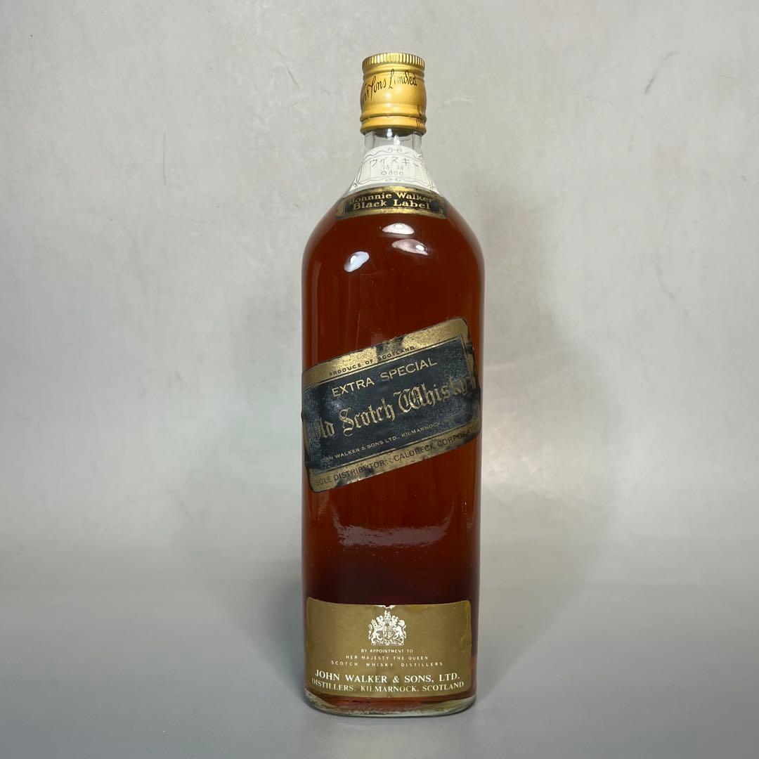 R*i様 未開栓 古酒 ジョニーウォーカー 黒ラベル キングサイズ ジョニ黒 箱