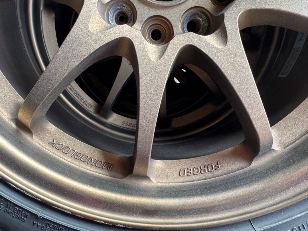 DUNLOP DZ102 205/45R16. VOLK CE28 4本セット