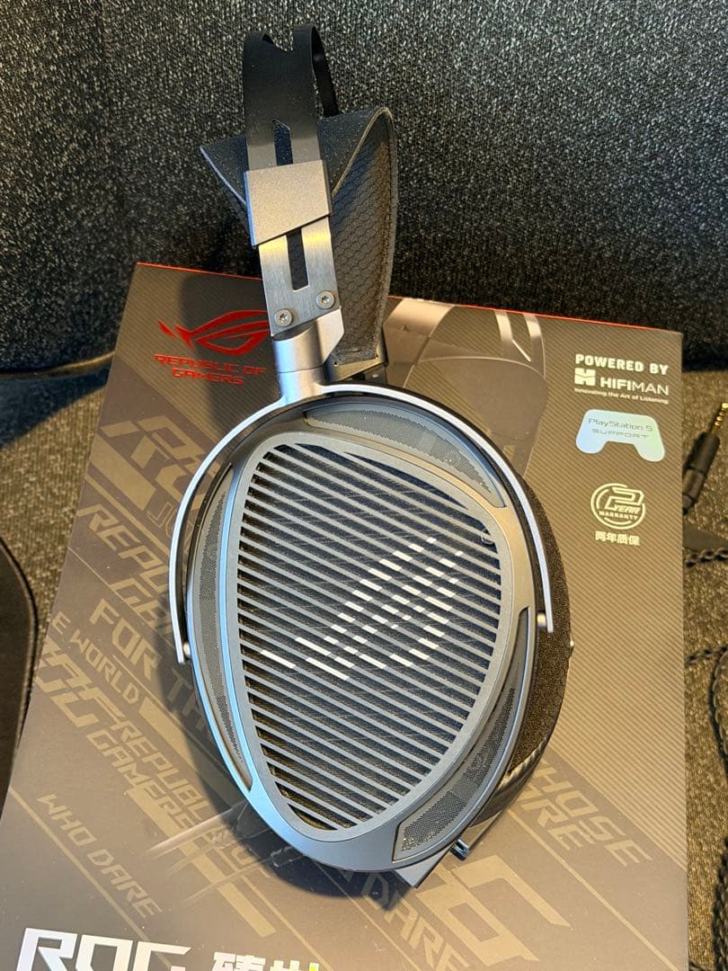ROG X HIFIMAN Kithara 平面磁気ゲーミングヘッドホン