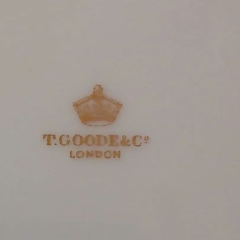 イギリス スポ—ド キャビネットプレ—ト ２枚 ( ペア ) 1887年