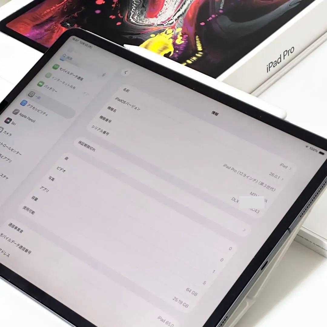iPad Pro 12.9 第3世代 セルラー 64GB 豪華付属品完備 美品