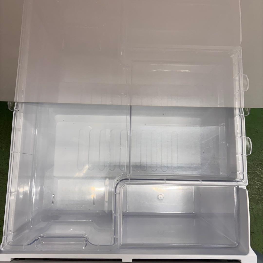 667 SHARP どっちもドア　大型冷蔵庫　300L強　自動製氷　ガラスパネル