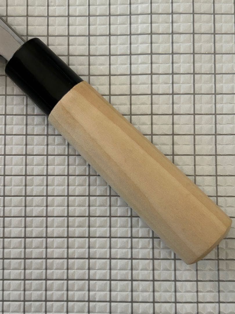 出刃 包丁 150mm 出刃包丁 モリブデンバナジュウム鋼 朴丸柄 ②