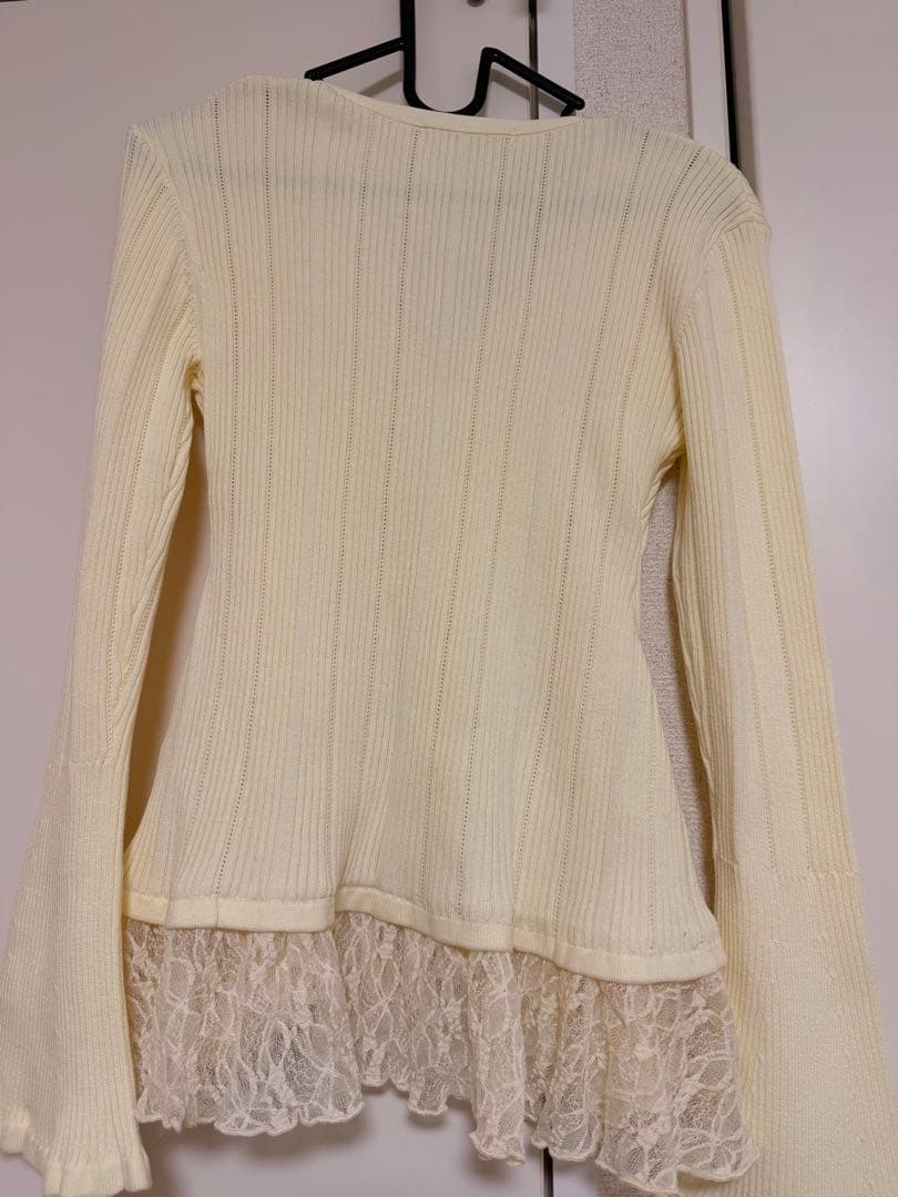 COCODEAL レースドッキングニット