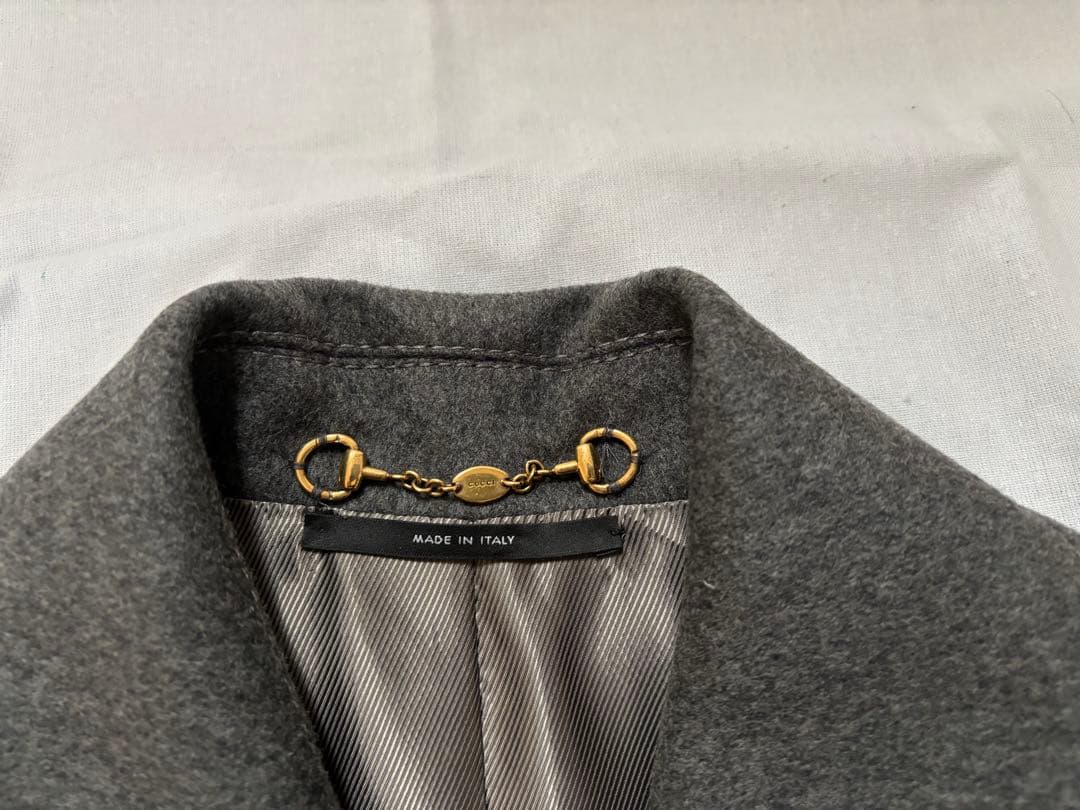 GUCCI コート　美品　グレー　38