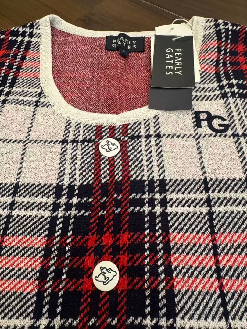 PEARLY GATES チェック柄 セットアップ