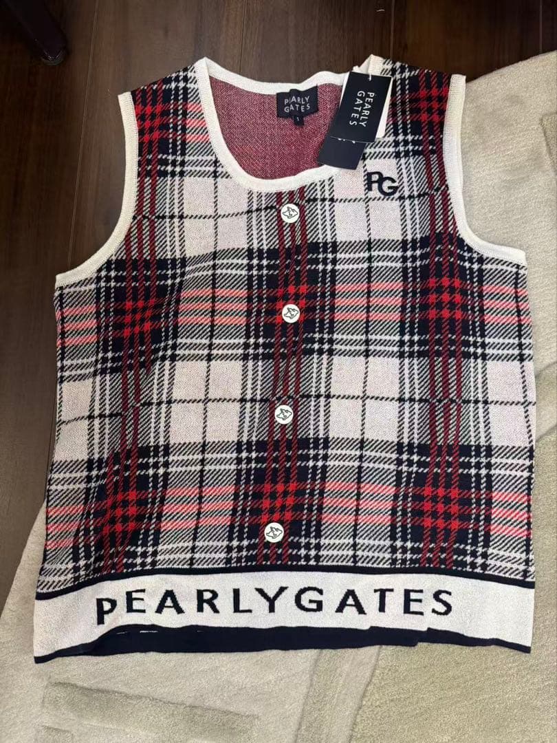 PEARLY GATES チェック柄 セットアップ