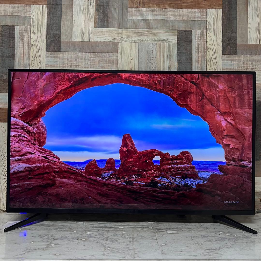 全国送料込❣️ティーズネットワーク50V型4K液晶テレビHDR対応Wチューナ