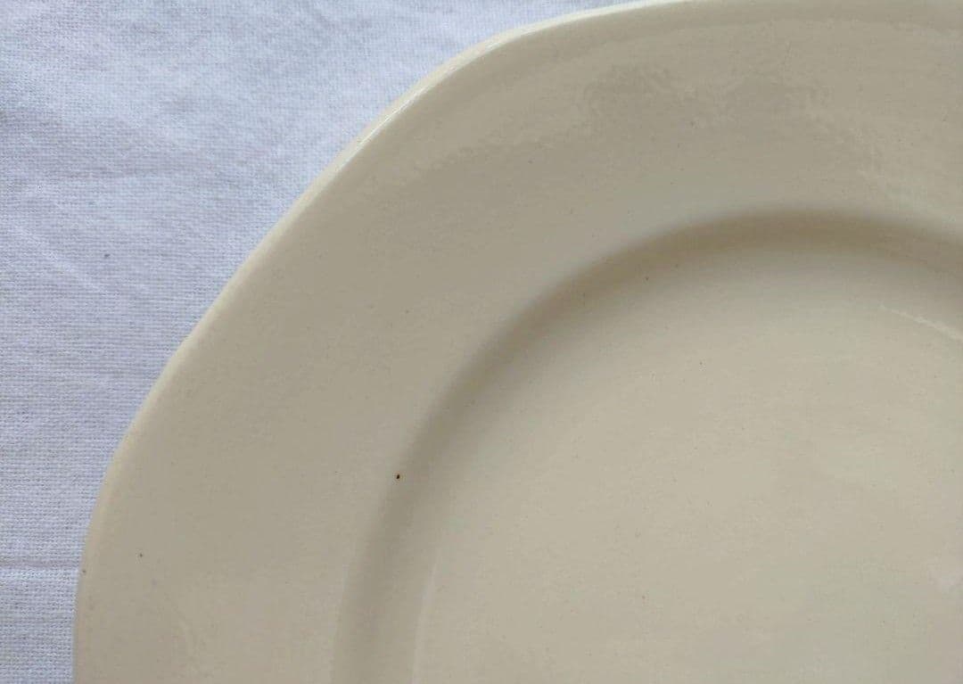 フランスアンティーク　サルグミンヌ　オクトゴナル　プレート　コンポティエ