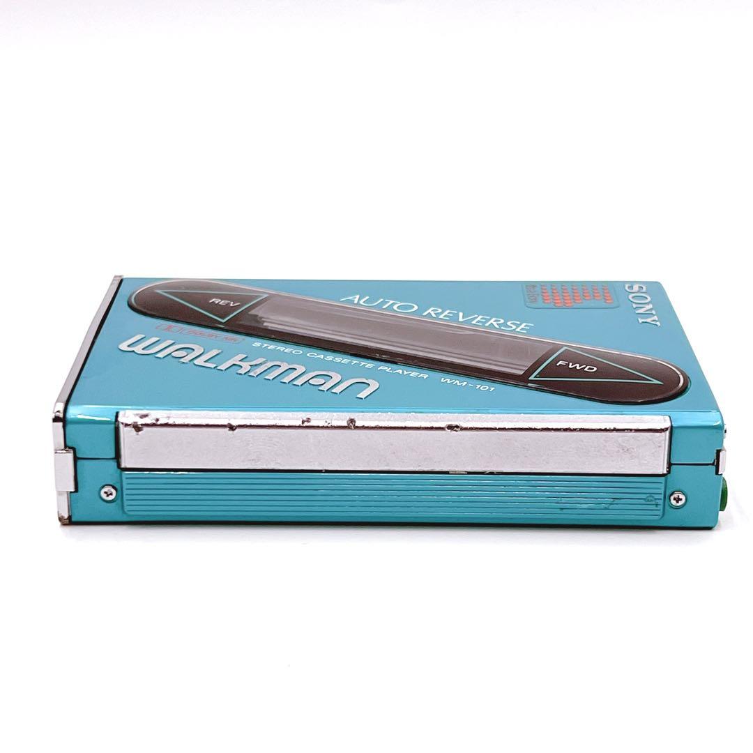 【美品・動作品】 SONY WM-101 ウォークマン 希少色　ブルー