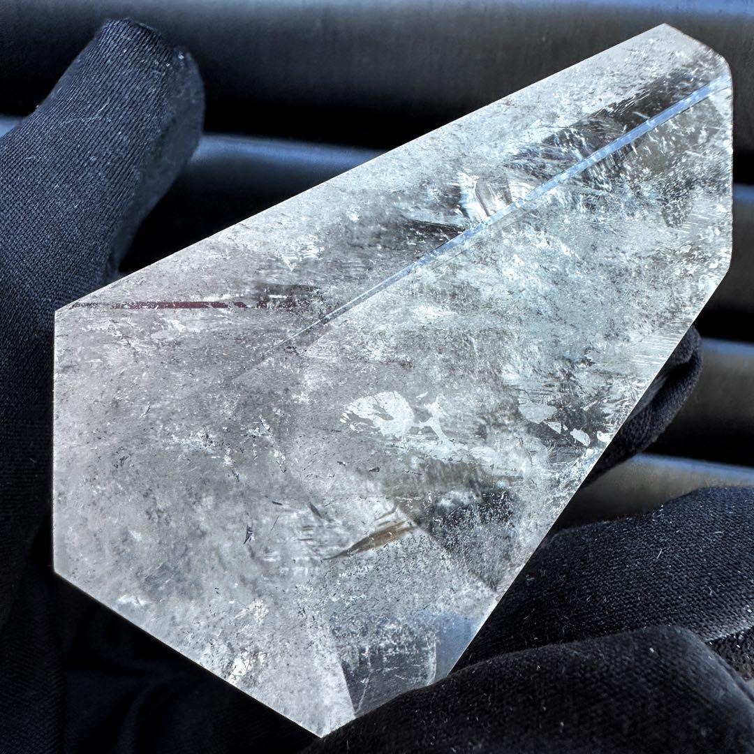 【金運】レインボー☆ヒマラヤ水晶レッドルチルクオーツフリーフォームA1177