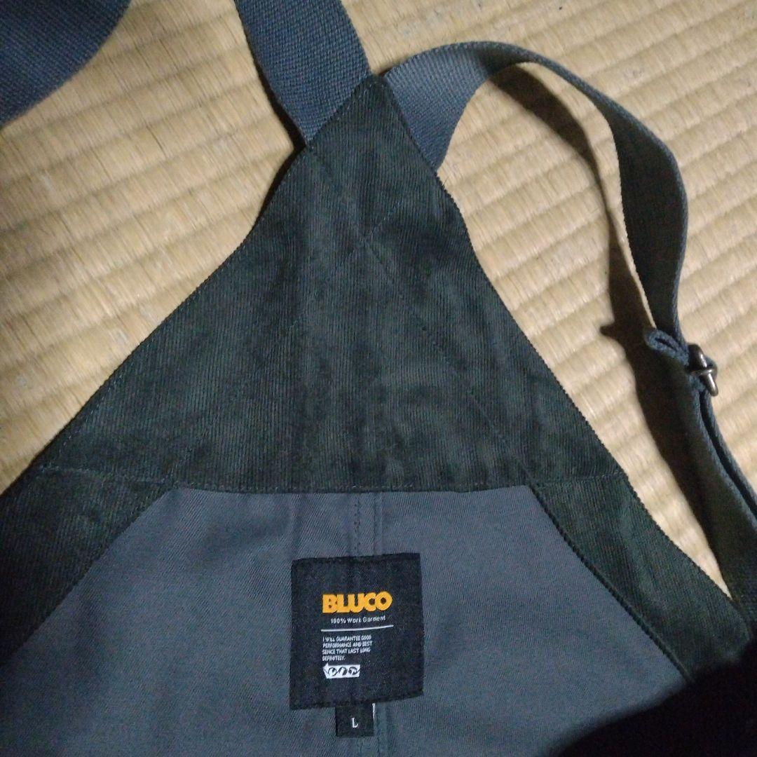 BLUCO グレー オーバーオール