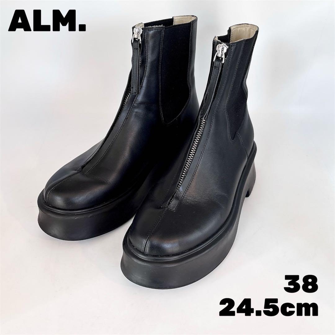 【ALM.】PRIMO LEATHER BOOTS サイドゴア アルム 38