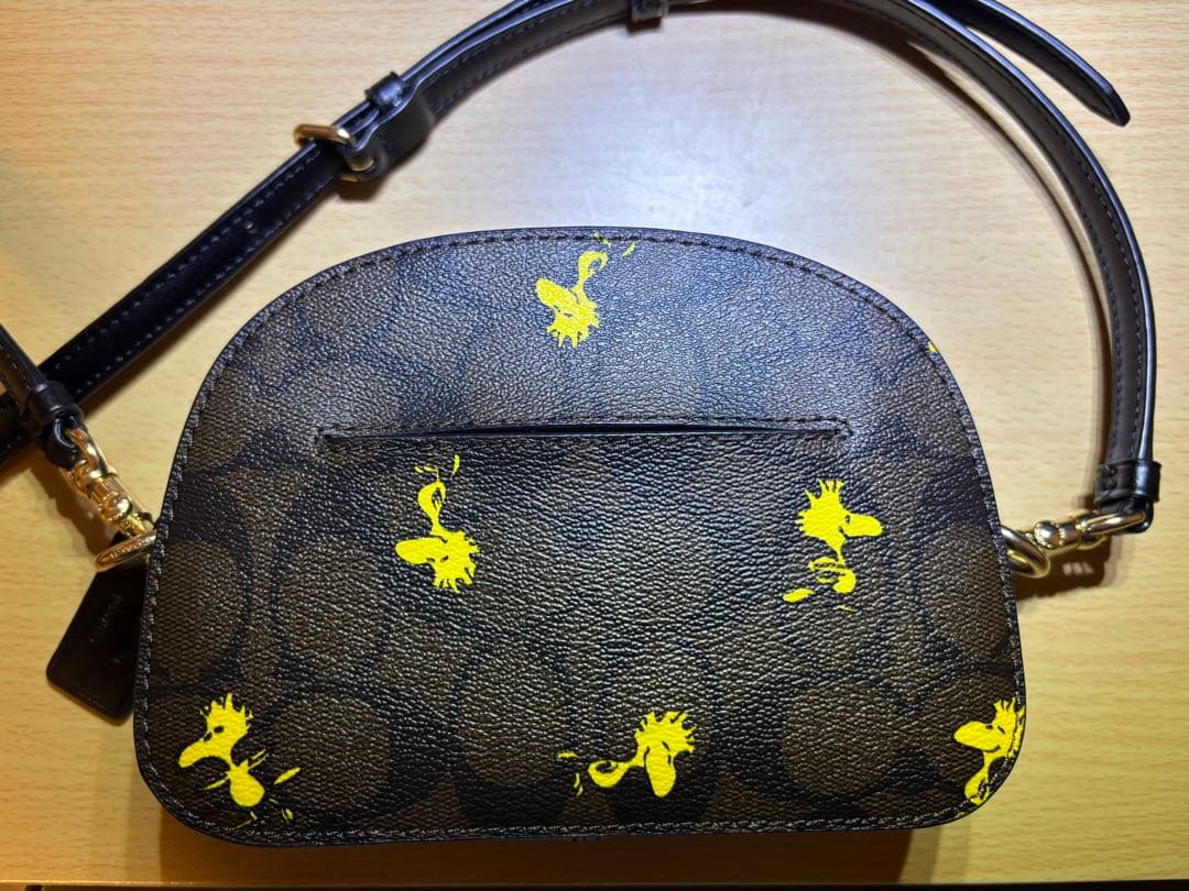 COACH スヌーピー ショルダーバッグ ウッドストック ピーナッツ