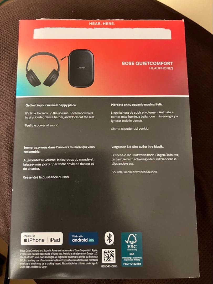 Bose QuietComfort ヘッドフォン ノイズキャンセリング