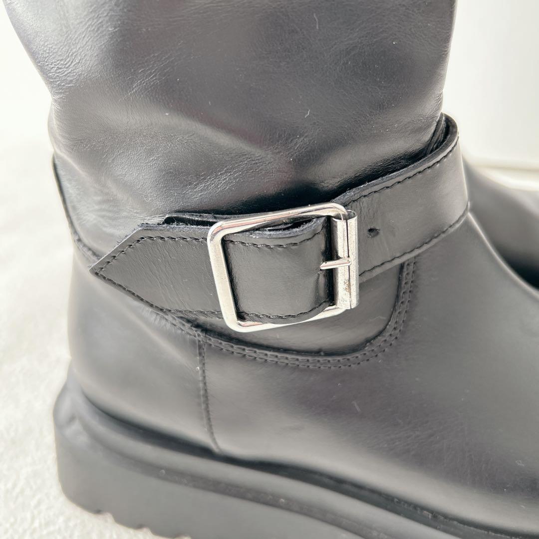 極美品✨ペリーコサニー GENOVA エンジニアブーツ　厚底　撥水　黒　23cm