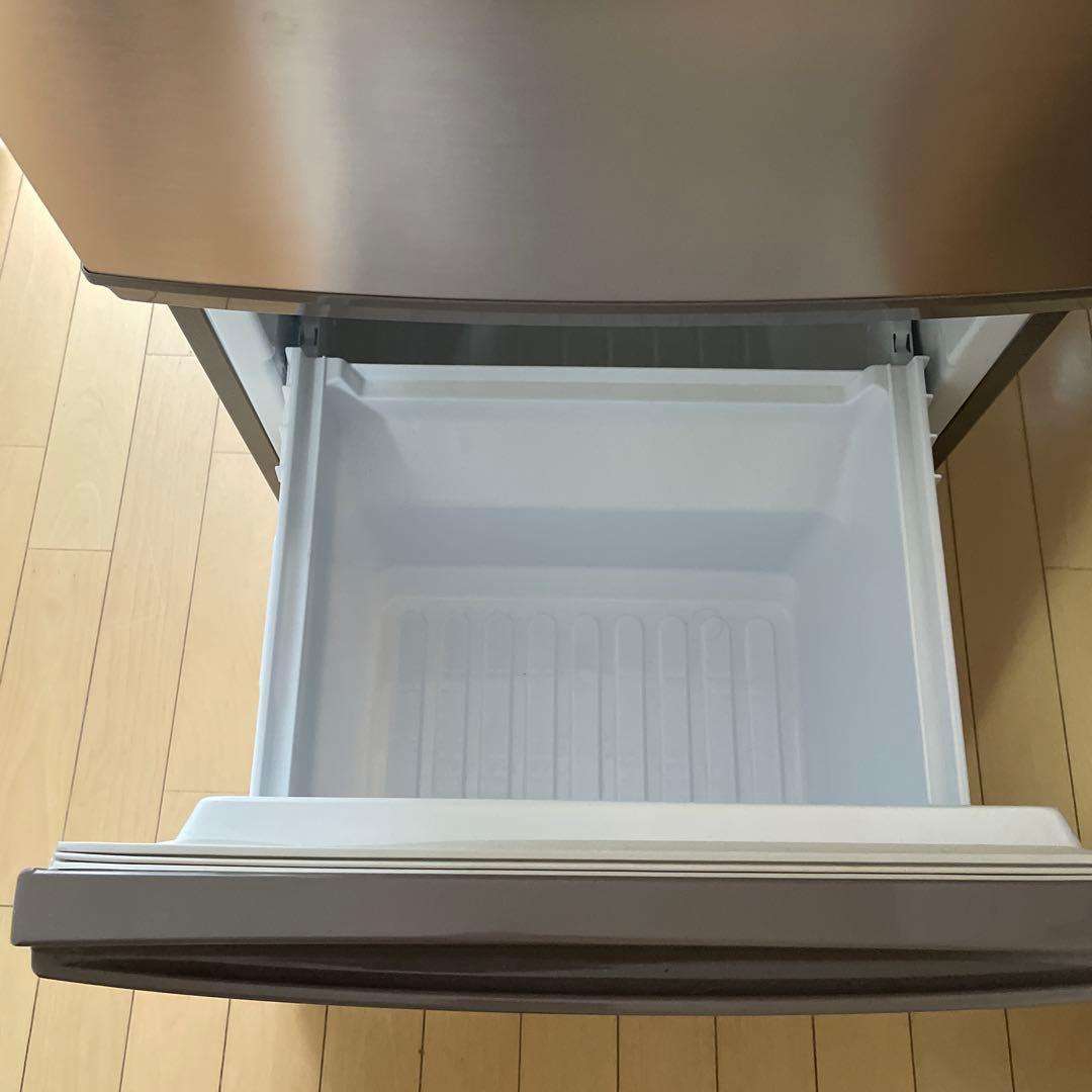 SHARP 2ドア冷蔵庫 シルバー　SJ-D14E-N 2019年製