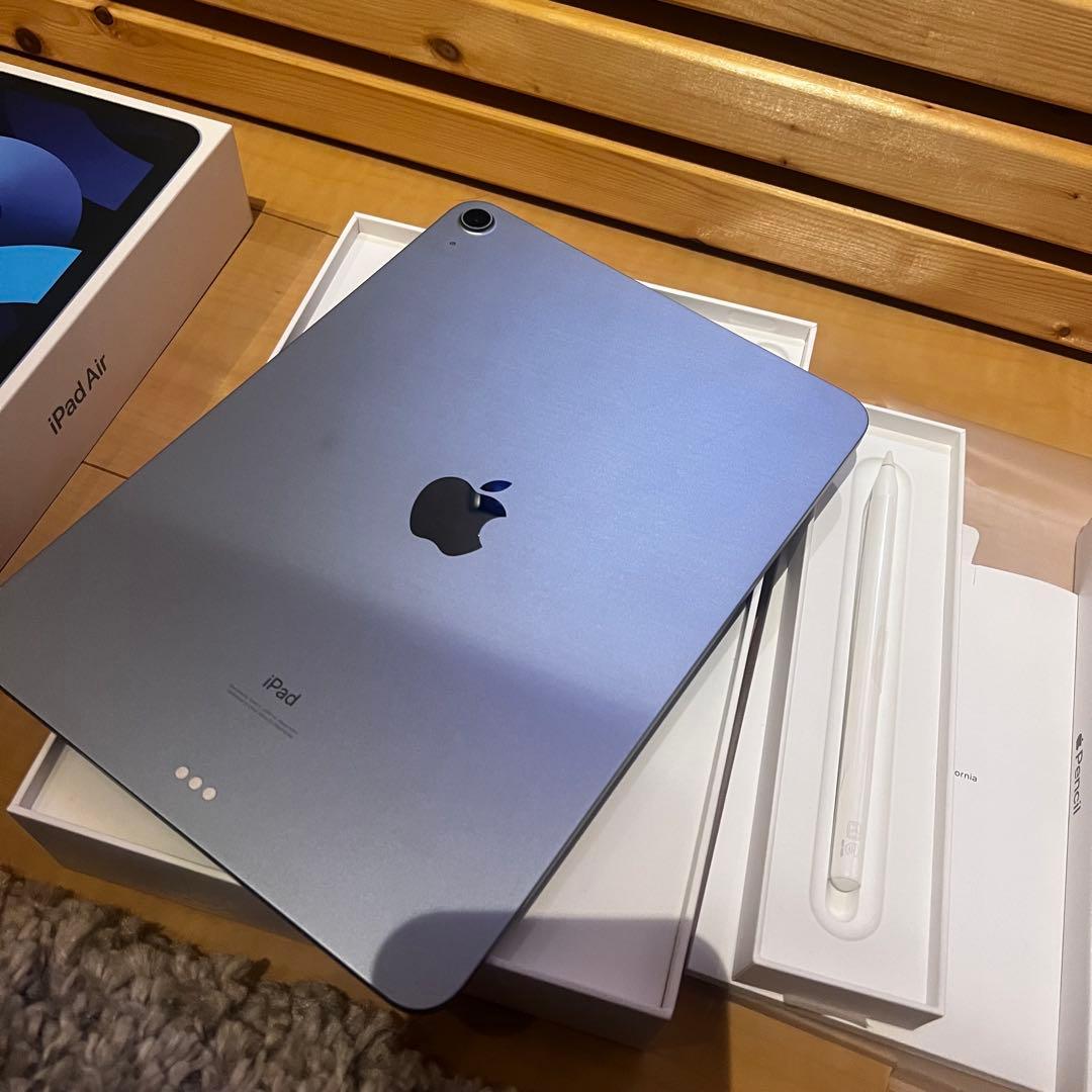 Apple iPad Air 第4世代　スカイブルー　Apple Pencil
