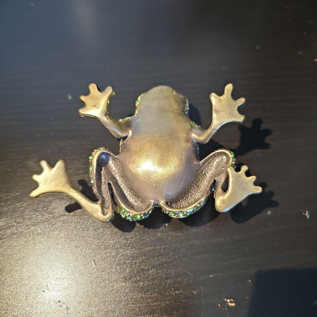 カエル型小物入れ