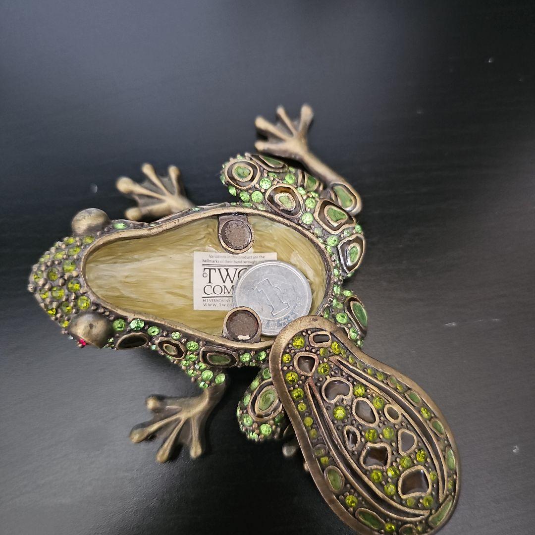 カエル型小物入れ